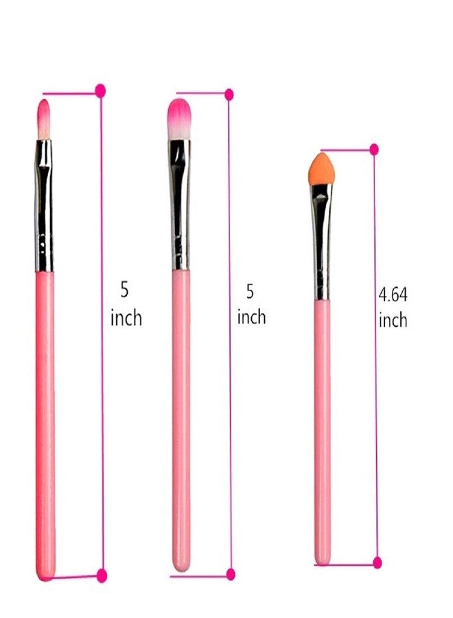 GOLD MAX Makeup pink brushes and blender teadrop for girls women wedding/birthday/travel friendly/office/collage/ - Image 5