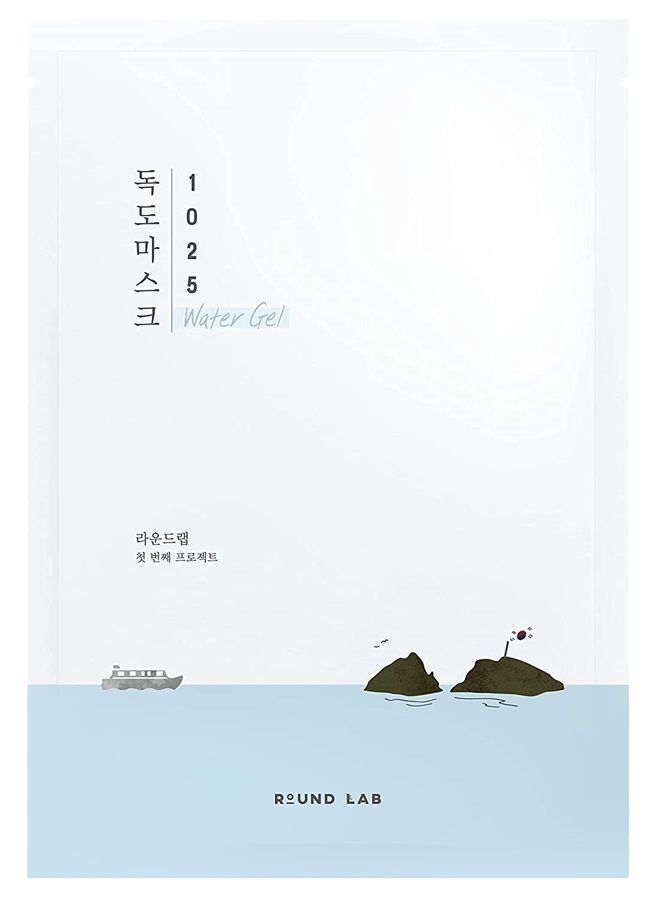 ROUND LAB قناع هيدراتيشن جل الماء 1025 (10 قطعة) | قفل الترطيب، تبريد، تجديد، سهولة في الطبقات، بدون رائحة للبشرة الحساسة (10 قطعة) - Image 1