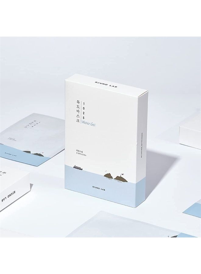 ROUND LAB قناع هيدراتيشن جل الماء 1025 (10 قطعة) | قفل الترطيب، تبريد، تجديد، سهولة في الطبقات، بدون رائحة للبشرة الحساسة (10 قطعة) - Image 4
