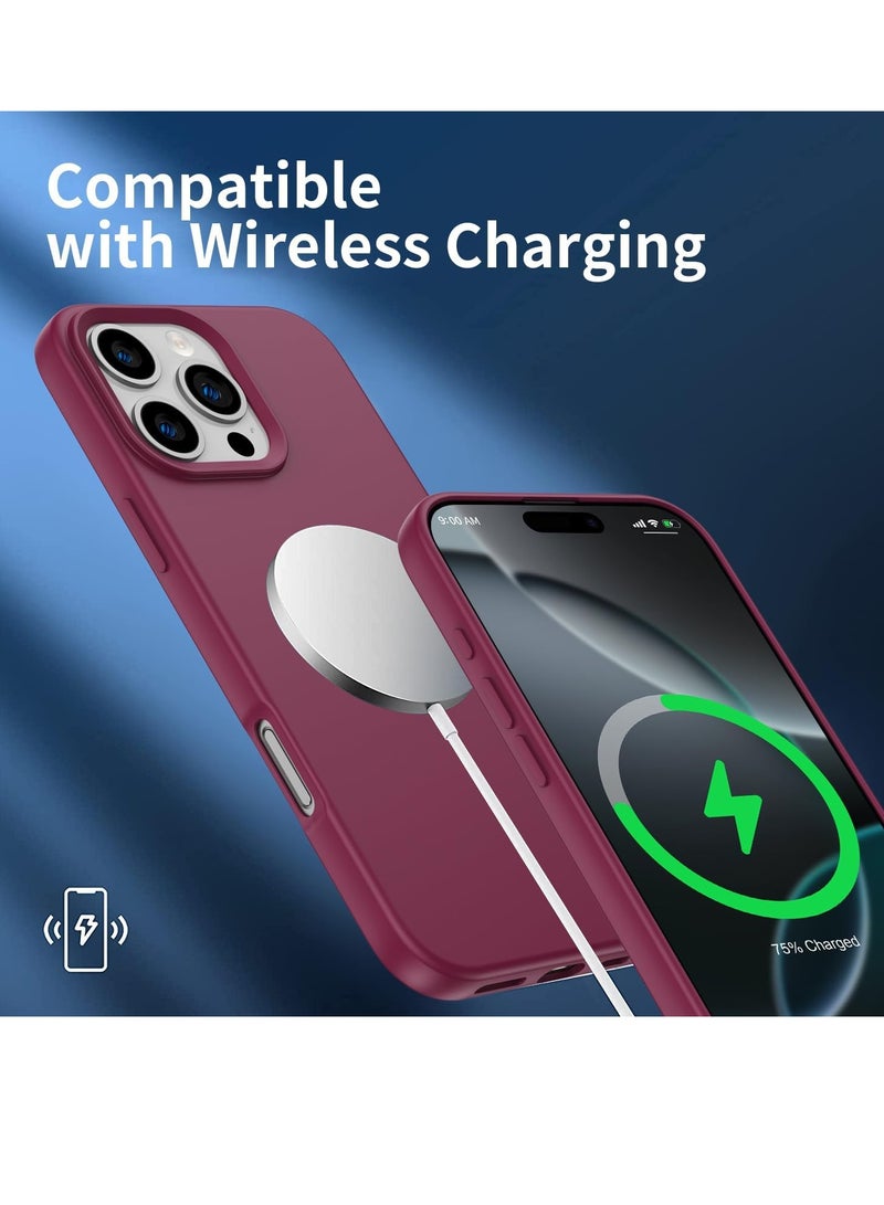 MIGOFAST Designed for iPhone 16 Pro Case Silicone Ultra Slim Shockproof Phone Case with Soft Anti-Scratch Microfiber Lining Enhanced Camera Protection Phone Case for 16 Pro - Image 3