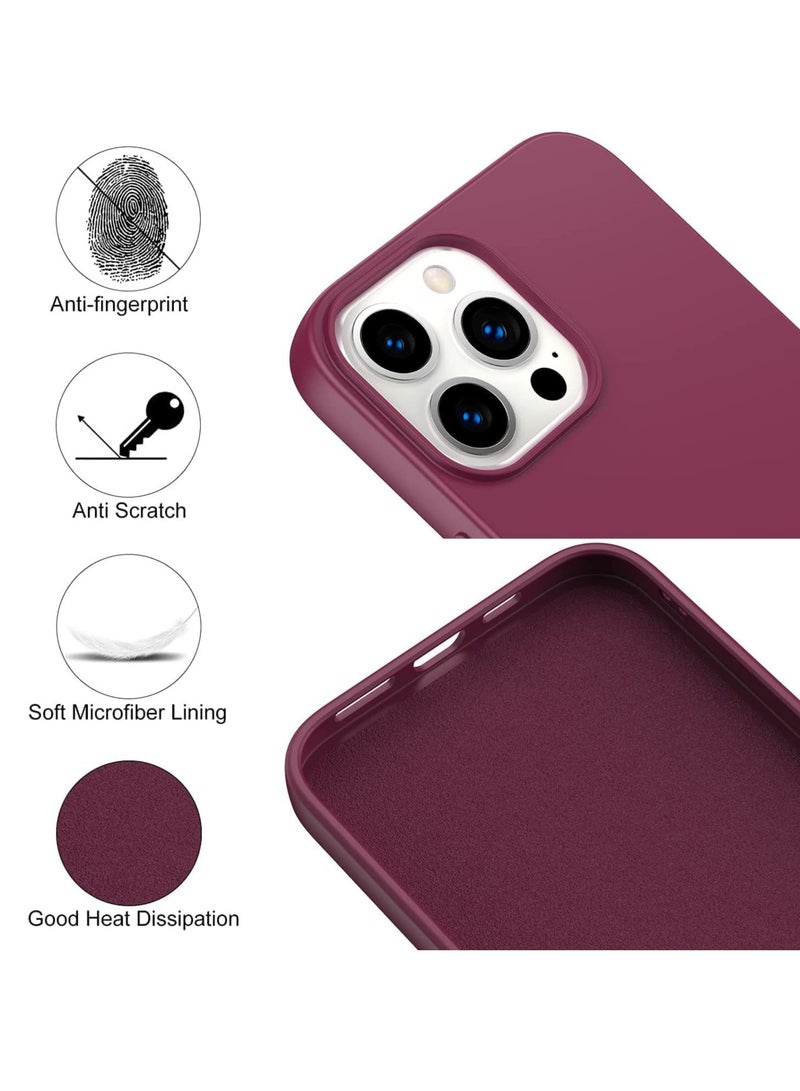 MIGOFAST Designed for iPhone 16 Pro Case Silicone Ultra Slim Shockproof Phone Case with Soft Anti-Scratch Microfiber Lining Enhanced Camera Protection Phone Case for 16 Pro - Image 4