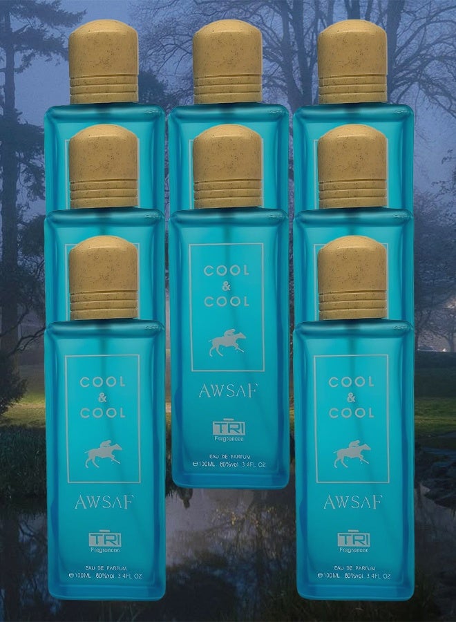 تي أر آي 8 قطع عطر أوصاف كول آند كول 100 مل - Image 1
