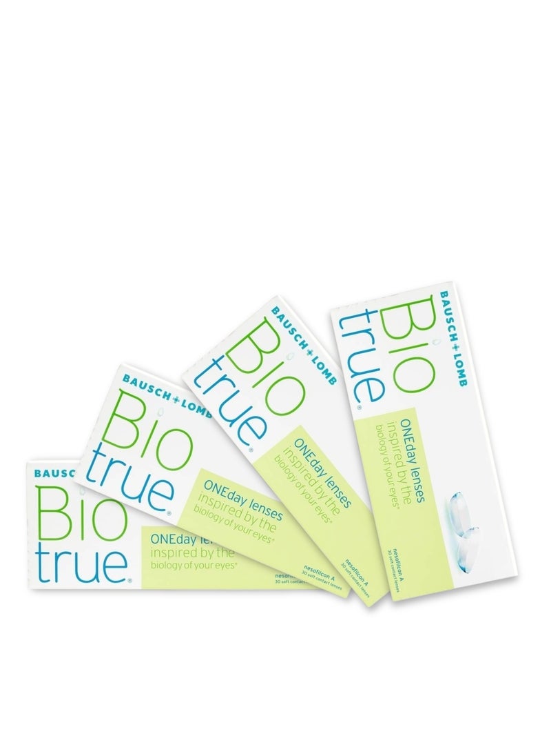 Pack Of 90+30 Biotrue One Day Contact Lenses