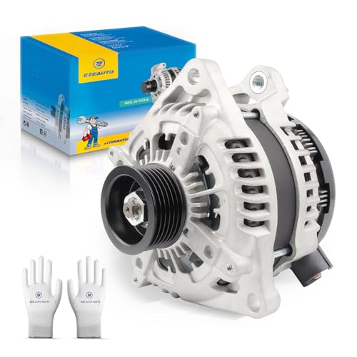E EZEXPREZE Ezexpreze Alternator Compatible with Ford F-150 F150 2015-2020 5.0L V8, 12V 240A 6-Groove Pulley Clockwise, OE# 44000 42103 FL3T10300JA FL3Z10346G HL3710300FA HL3Z10346F 1042110081 1042110080 - Image 1