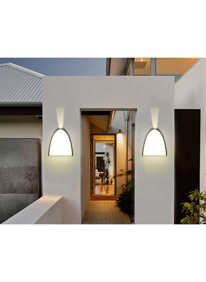 Modern LED Outdoor Wall Light, Oval Shape, Ip 65 - Image 2