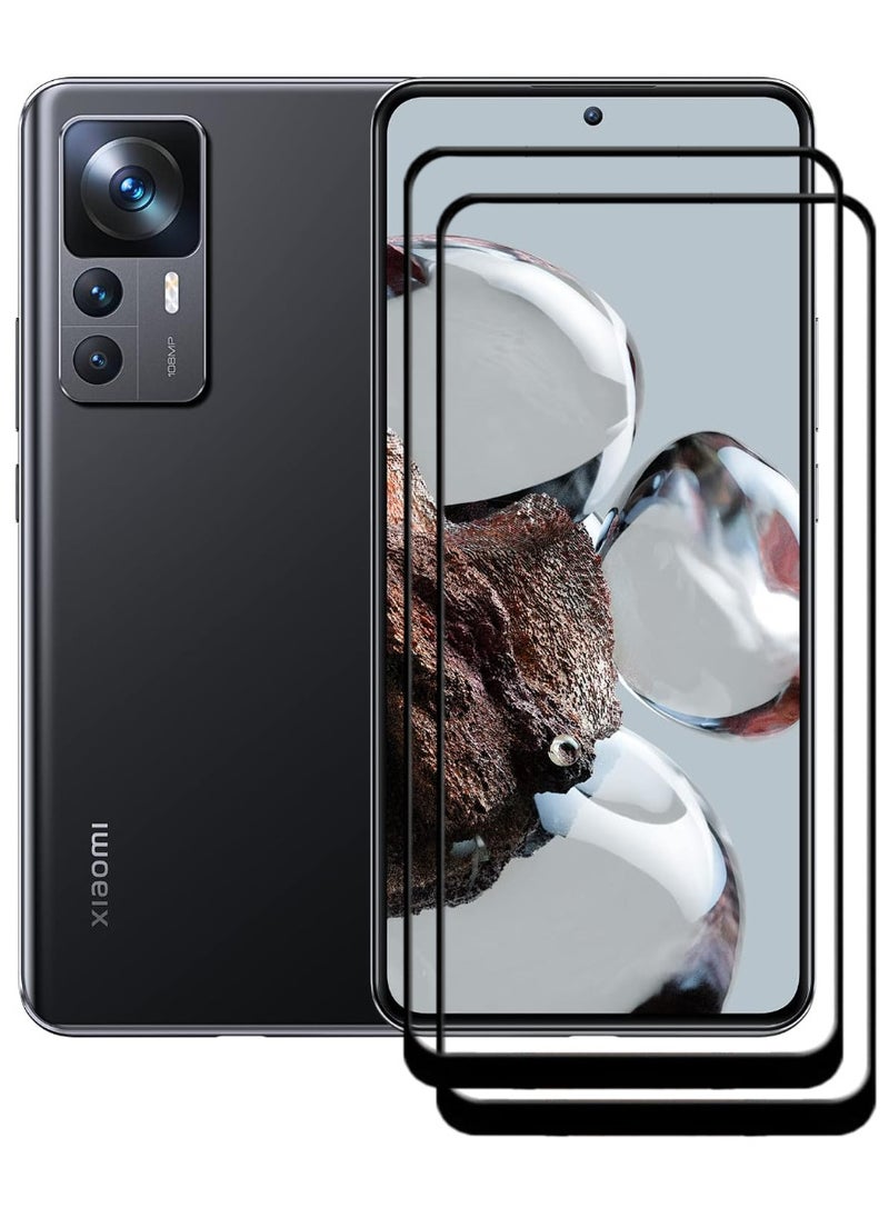 ACLIX 2 Pieces Antistatic ESD Dustproof Premium Quality High Definition Tempered Glass Screen Protector Designed For Xiaomi 12T - Image 1