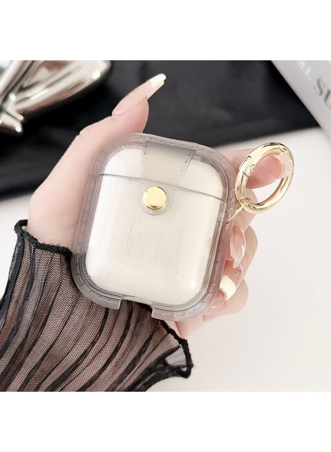 Raxoom Case Cover For AirPods 1 / 2 Magnetic Clear Armor TPU TWS Earphone Case Black