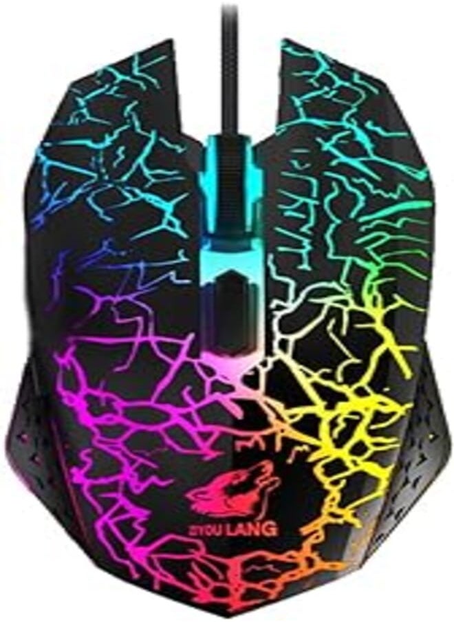 2400 DPI All-in-one RGB Mouse with Cursor Speed Control 