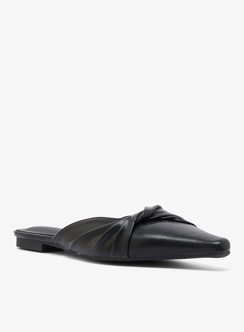 ELLA Wrap Tie Open Back Flats - Image 2
