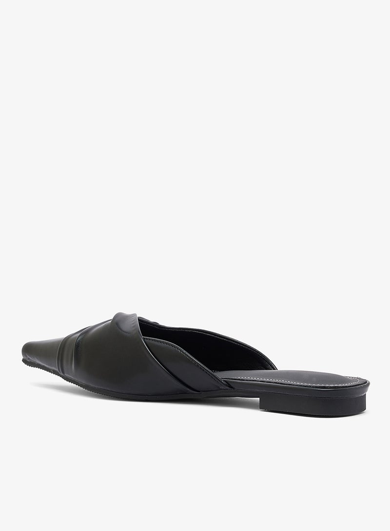 ELLA Wrap Tie Open Back Flats - Image 3