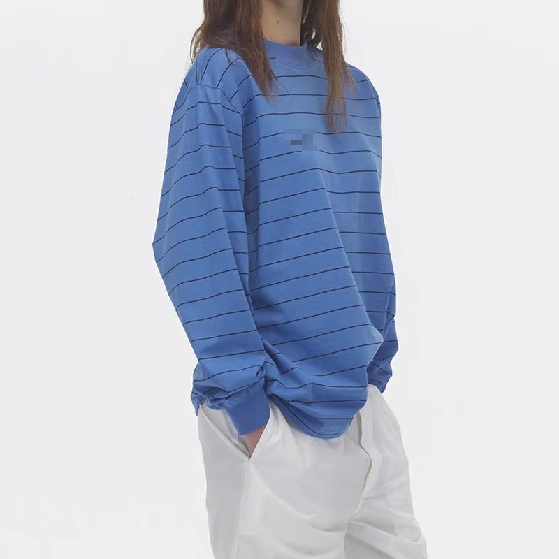 Women's Stripe Long Sleeve T-Shirt - Image 1