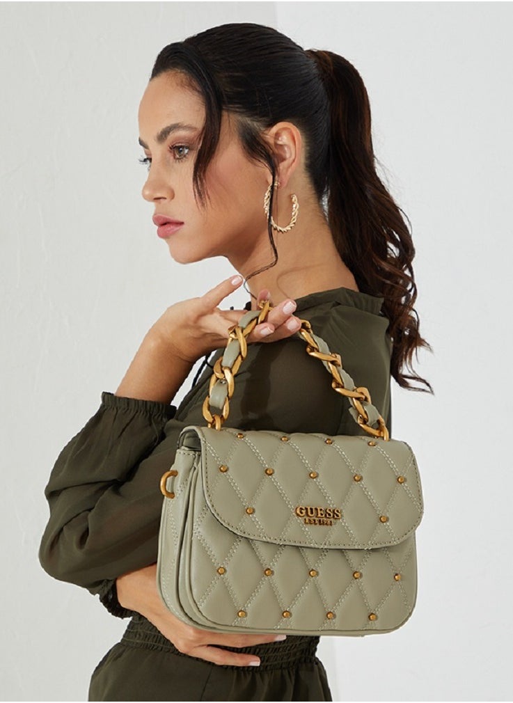 GUESS - Guess Original Wanita - Triana Flap Shoulder Bag - Image 1