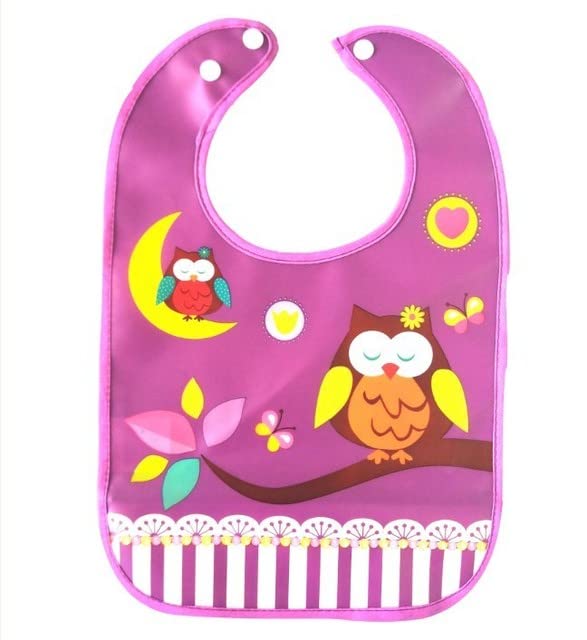 BabyGo Waterproof Baby Starter Bibs | Soft & Comfortable Feeding, Teething & Drooling Apron, Gentle on Baby Skin, Absorbent & Washable Apron Bibs for Infants | Pack of 5 (Multicolor) - Image 3