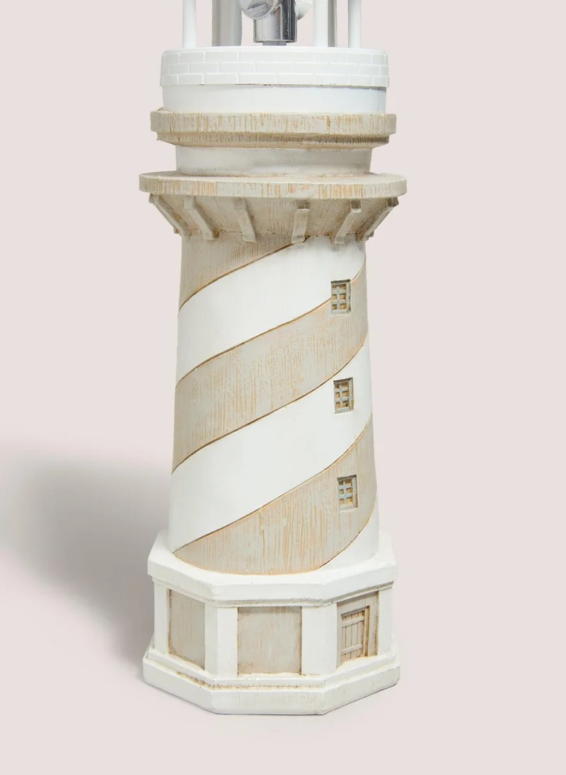 Matalan Solar Lighthouse Beige