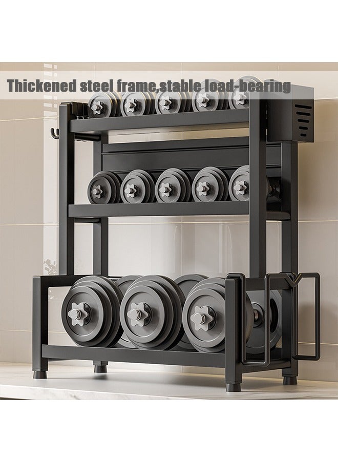 المطبخ التوابل رف كونترتوب رف عيدان سكين رف متعددة الوظائف أدوات المطبخ التوابل تخزين الرف متعدد الطبقات تخزين الرف - Image 5