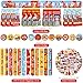 LSJDEER 122PCS Fire Truck Party Favors 50 Stickers 12 Assemble Stickers 12 Button Badges 12 Mini Notepads 12 Slap Bracelets 12 Rubber Bracelets 12 Goodie Bags for Firefighter Firetruck Party Supplies - Image 4