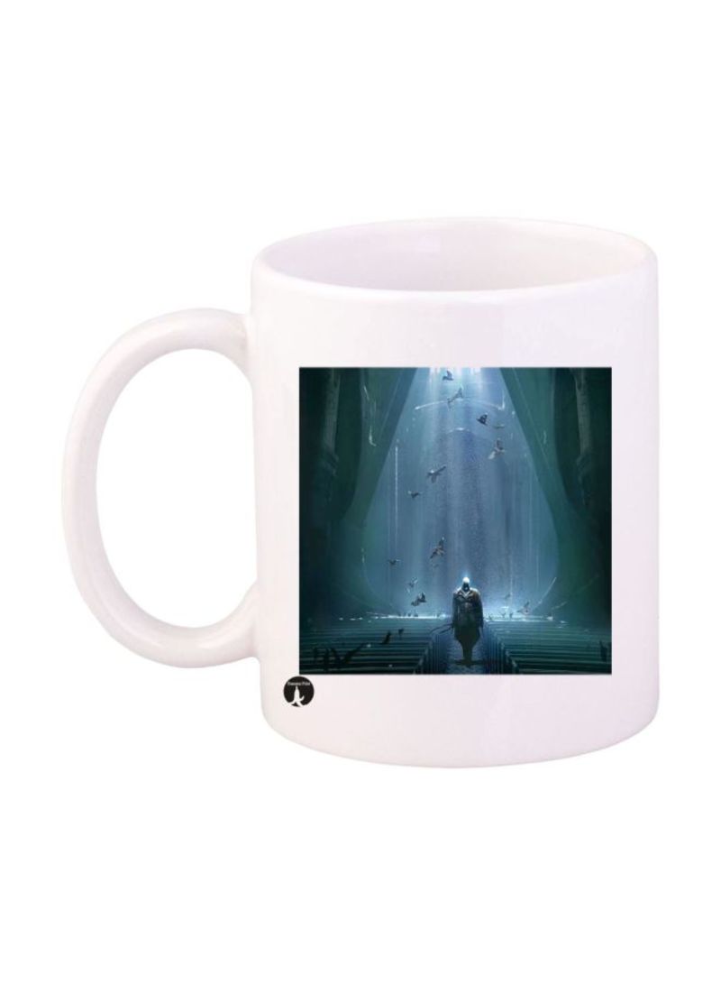 RKN Assassin's Creed Video Game Printed Mug White/Blue/Yellow Standard Size