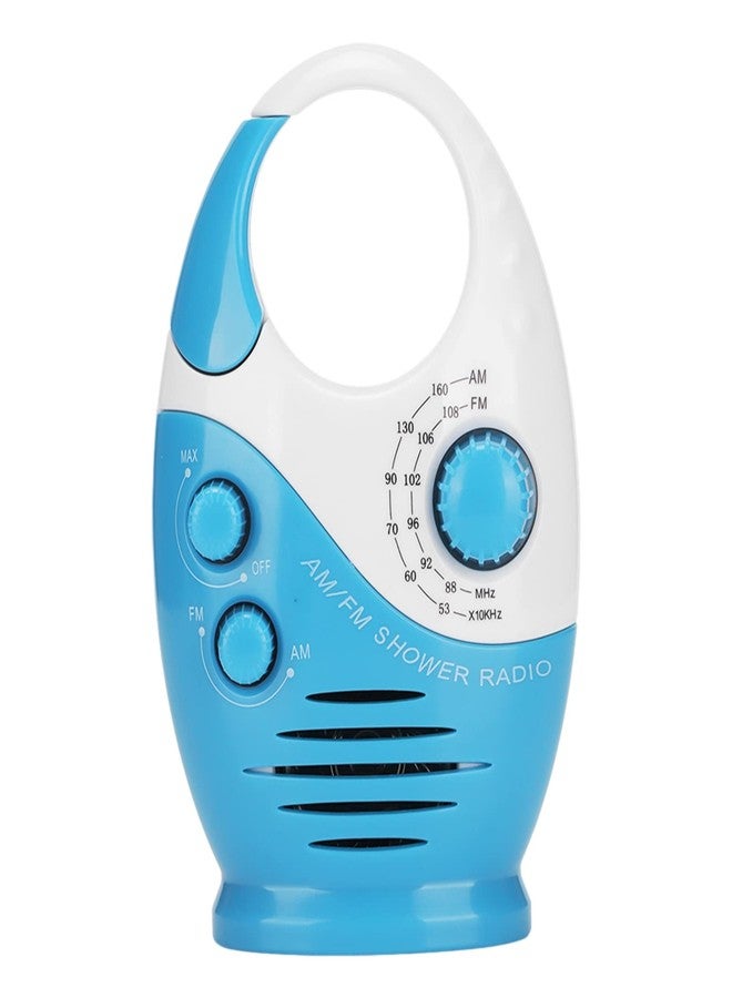 Sanpyl Portable AM/FM Digital Radio, USB Rechargeable Multifunctional Shower Speaker Radios Player, Suitable for Home Office Outdoor Travel - Image 1