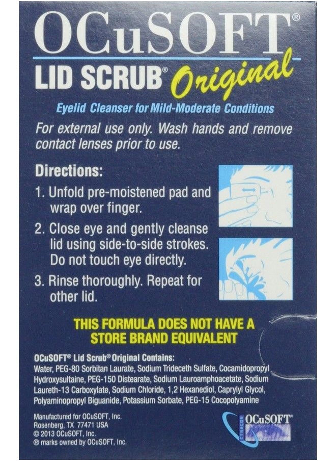 Lid Scrub Original Premoistened Pads 30 Count - pzsku/Z43EFF23C59F36390D0E3Z/45/_/1688711971/2346f7d4-4066-4623-8e63-0f17b32126a1