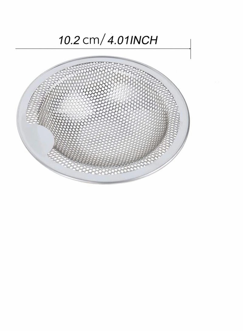 NIBEMINENT Kitchen Sink Strainer Basket Catcher 4.0 inch Diameter, Wide Rim Perfect for Most Drains, Anti-Clogging Micro Perforation Holes Drain Screen, Rust Free, Dishwasher Safe - Image 3