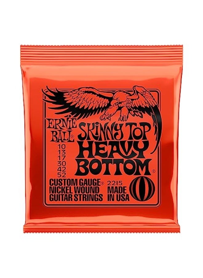 Ernie Ball Skinny Top Heavy Bottom Slinky Nickel Wound Electric Guitar Strings, 10-52 Gauge (P02215) - Image 1