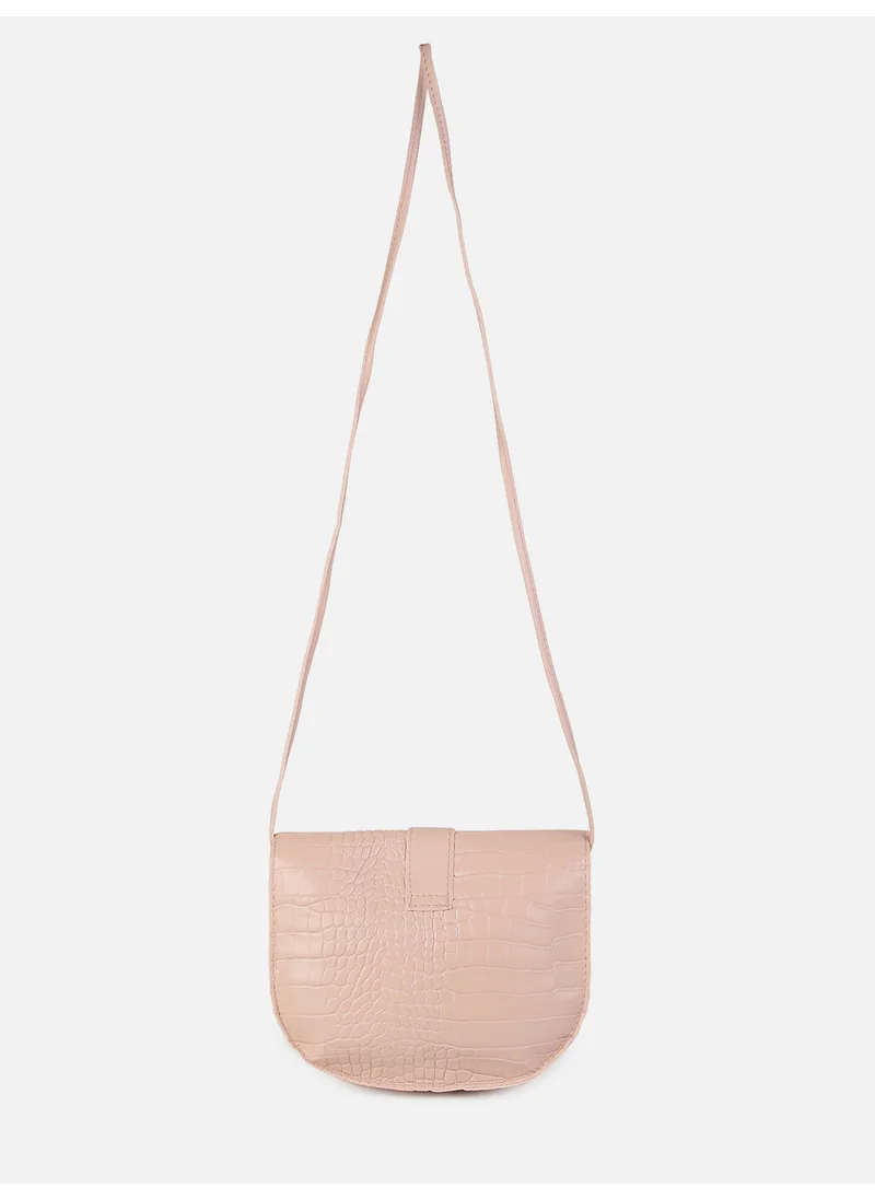 Haute Sauce Croco Pink Cross Body Bag