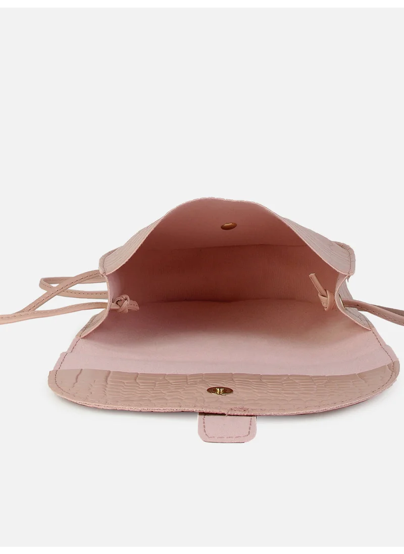 Haute Sauce Croco Pink Cross Body Bag
