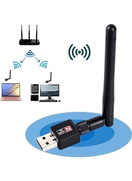 Mini USB Wifi Adapter 300MBPS 2dbi Wifi Adapter Pc Wifi Antenna Wifi Dongle