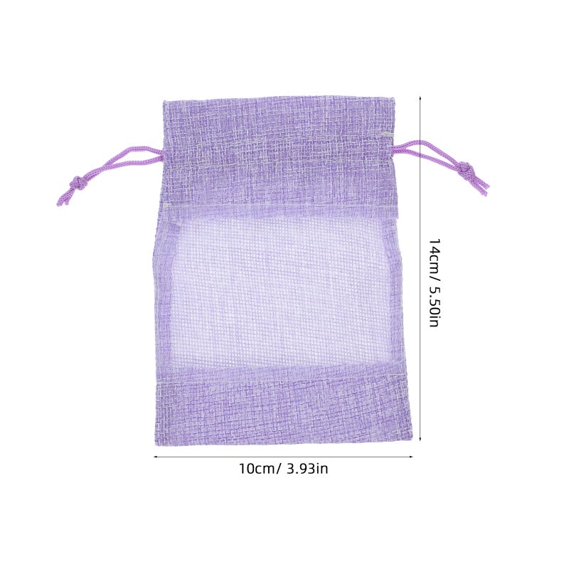 20pcs Pouches Portable Sundries Storage Bags Drawstring Pouches Sundries Pouches Empty Bags Reusable Drawstring Bags, - Image 3