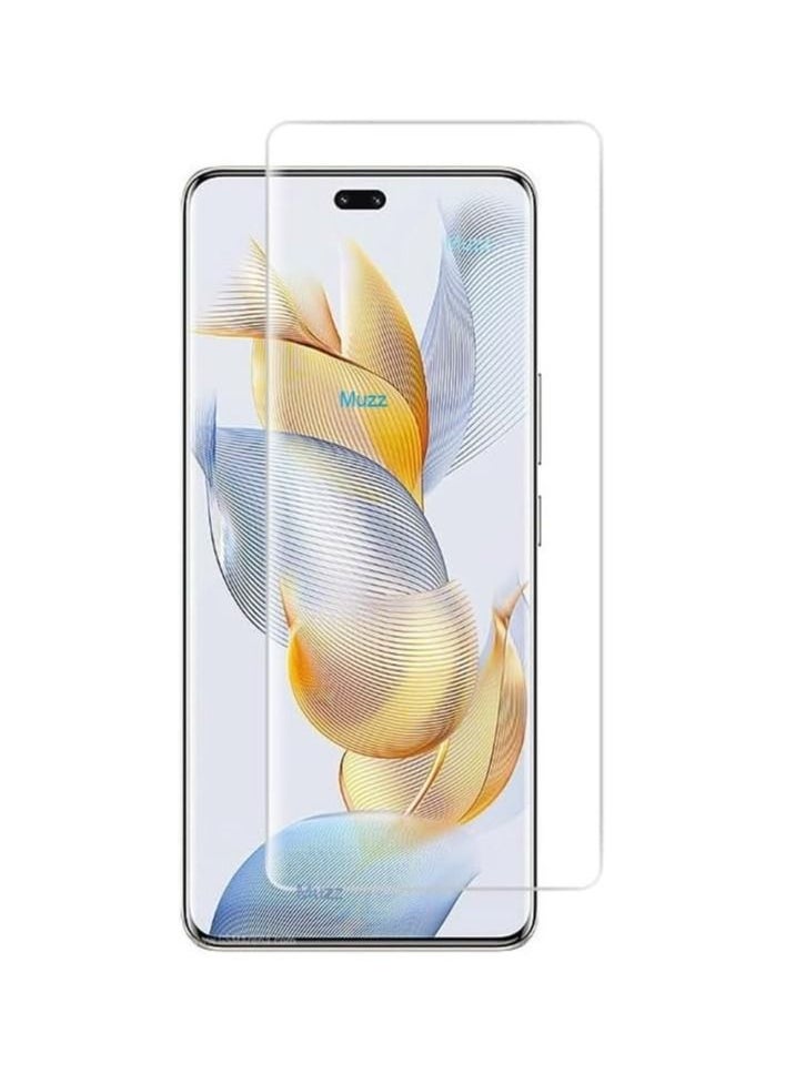 Muzz For Honor 90 Screen Protector, UV Tempered Glass Full Cover the Screen, 9H Hardness, Anti-Scratch, Anti-Shatter, Anti-Fingerprint Screen Protector for Honor 90 5G 2023 (UV Clear)  - Image 1