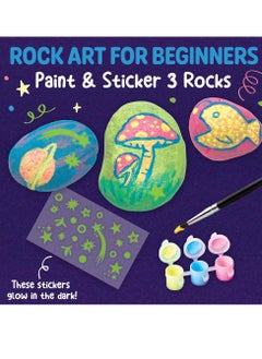 Creativity for Kids Creativity for Kids Glow In The Dark Rocks Kit - DIY Craft, Paint, Glow Stones, Rock Art, Outdoor Decor, Kids Creative Project, Glow Crafts, Nighttime Fun  - Image 2