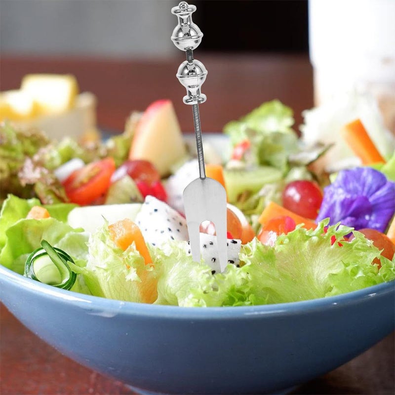 Balacoo 2Pcs Stainless Steel Fruit Forks Salad and Appetizer Forks Party - Image 5