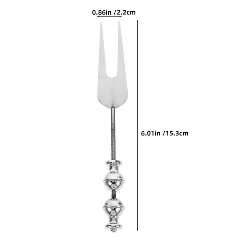 Balacoo 2Pcs Stainless Steel Fruit Forks Salad and Appetizer Forks Party - Image 2