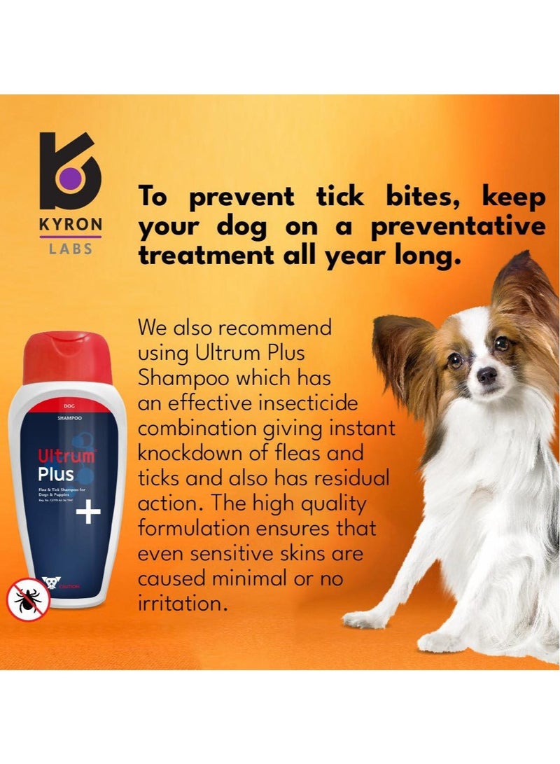 Generic Kyron Ultrum Plus Shampoo For Dogs 250ml polyethylene bottles with flip-top cap. - Image 3