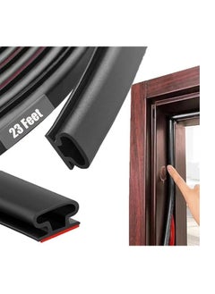 Generic Rubber D-Shape Weather Stripping Door Seal Strip – Self-Adhesive Soundproofing Seal for Doors & Windows – Draft Stopper, Noise & Weather Insulation Strip (Flexible, Easy Install)  rubber weather stripping  - Image 1