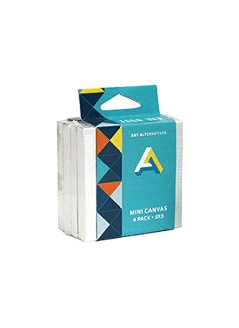 Art Alternatives Mini Canvas 3 in x 3 in 4Pkg