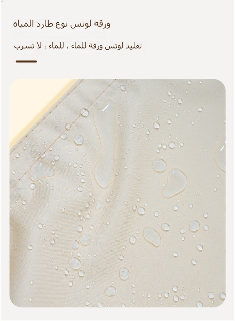 2x2M Khaki Outdoor Sun Shade Tarp – Waterproof, UV Block Heavy Duty, for Balcony, Patio, Garde - Image 3