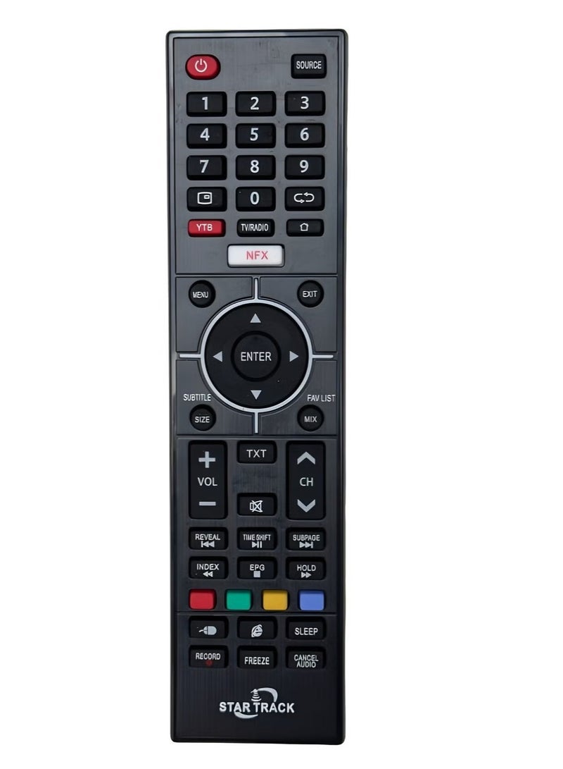 STAR TRACK Universal Smart TV Remote Control | Compatible Replacement for Various Smart TV Models | Quick Access to YouTube & Netflix | Easy Setup, No Programming Needed | Ergonomic & Durable Design - Image 3