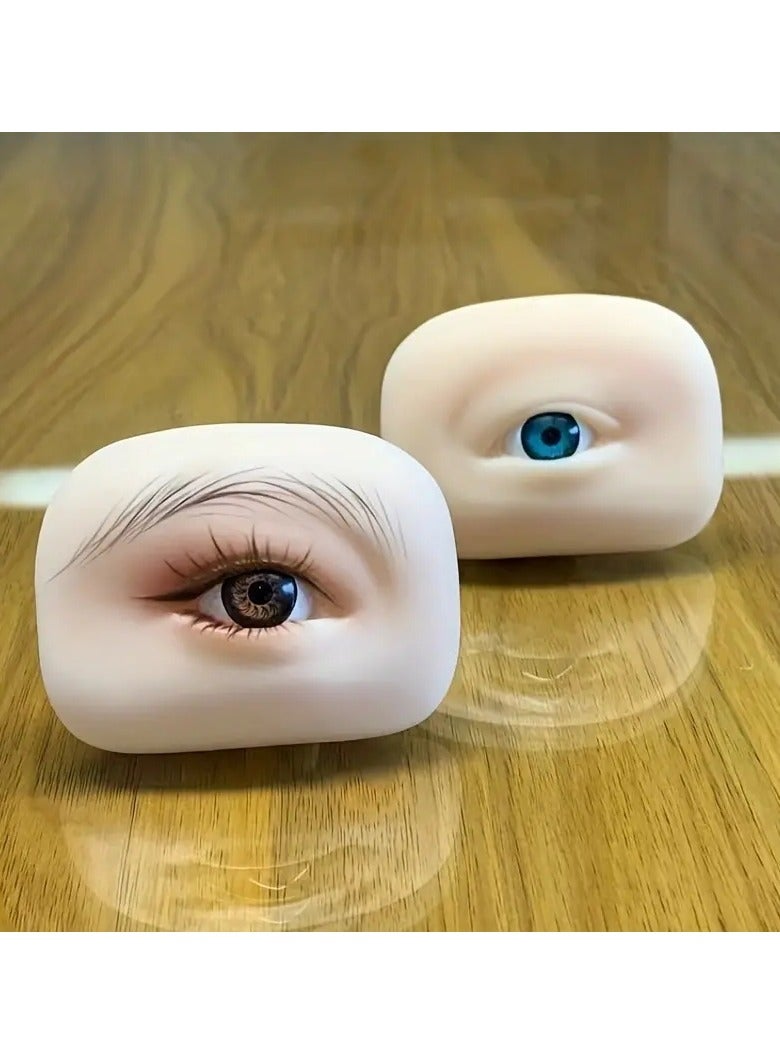 أوريتي ممارسة العين مزيفة الجلد يمكن استخدامها لممارسة المبتدئين الحاجب الوشم، الوشم كحل العيون، الفنان microblading يظهر microblading 1 جهاز كمبيوتر شخصى - Image 1