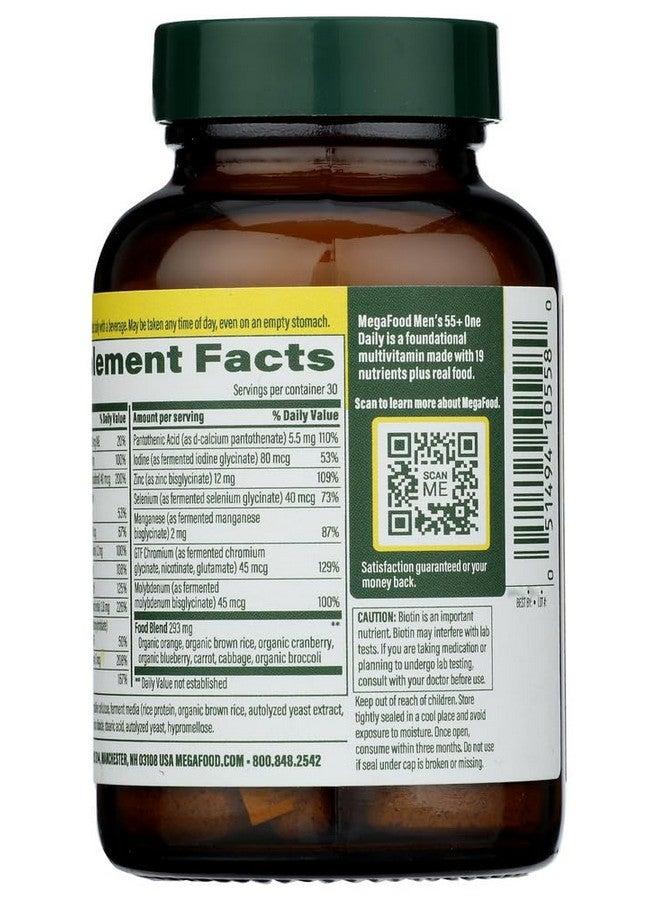 MEGAFOOD Men's 55+ One Daily Multivitamin, 30 CT - Image 4
