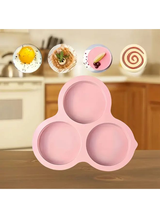 2 Pack Gray Reusable Baking Molds Flexible Triangle Cake Tray For Microwave And Oven - Image 4