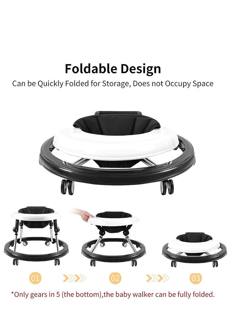 ميكسد مشاية طفل رضيع رضيع مقاوم للسقوط 3 في 1 متعدد الوظائف دفع التعلم ووكر مشايات الأطفال مع عجلات ومقعد للطفل - Image 3