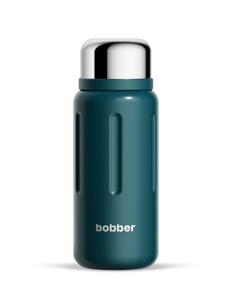 BOBBER 26 oz Stainless Steel Thermo Flask with Removable Tea Infuser â€“ Keeps Hot 28 Hours, Cold 42 Hours â€“ BPA-Free, Dishwasher Safe Vacuum Insulated Water Bottle (Deep Teal) - Image 1