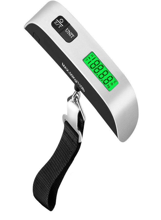 V TOWER Luggage Weight Scale for Packages - Hanging Scales for Weighing Packages Portable Luggage Scale Travel Essentials 110lb/50kg - Small Suitcase Scale for Travel Accessories for Women & Men - Image 1
