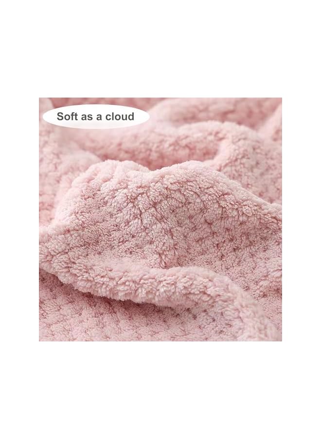 The Bros Microfiber Towels, 5 Pack, Highly Absorbent, Ultra Soft Coral Fleece, Quick Drying, Multi-Colour Bath Towels for Bathroom, Spa, Gym, 35 x 75 cm (A - 5 Pack) - Image 5