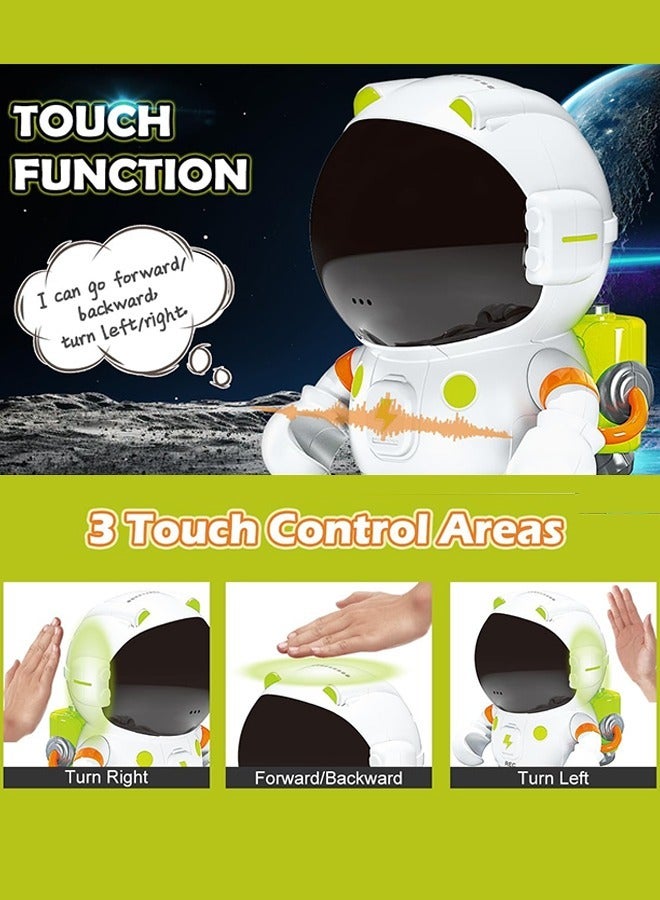 Eworld Astronaut Voice Control Robot Toy – Interactive Smart Robot with Touch Sensor, Speech Recognition, Singing, Dancing, Repeating and Recording for Kids Ages 3-8 - Image 3