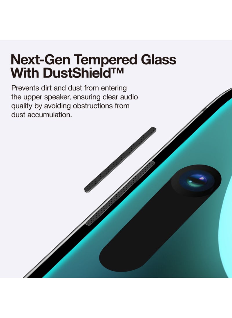 AMAZINGthing Anti Glare Supreme Glass for iPhone 16 PRO Screen Protector Tempered Glass with Titan Shield Dust Proof Filter and Easy Install Tray - [Matte 2.75D]  - Image 2