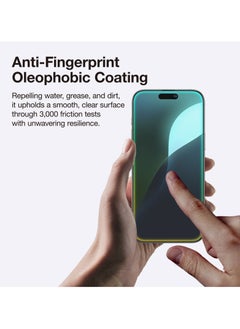 AMAZINGthing Anti Glare Supreme Glass for iPhone 16 PRO Screen Protector Tempered Glass with Titan Shield Dust Proof Filter and Easy Install Tray - [Matte 2.75D]  - Image 4