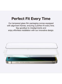 AMAZINGthing Anti Glare Supreme Glass for iPhone 16 PRO Screen Protector Tempered Glass with Titan Shield Dust Proof Filter and Easy Install Tray - [Matte 2.75D]  - Image 5