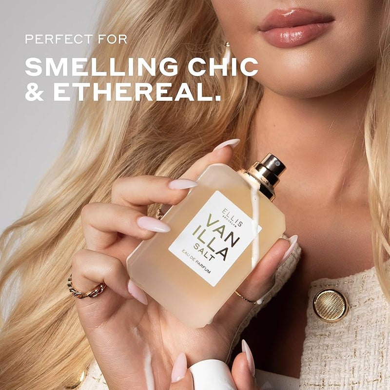 إليس بروكلين Ellis Brooklyn VANILLA SALT Eau de Parfum Travel Spray 0.33oz / 10ml - Gourmand Vanilla Perfume with Sea Salt, Luminous Musk, and Jasmine- Clean, Vegan, Cruelty-Free, Long Lasting Perfumes for Women - Image 4